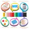 Small Modeling Clay Set, 12 Colors Safe & Non-Toxic Oven Bake Polymer Clay Starter Kit for Kids/Beginners